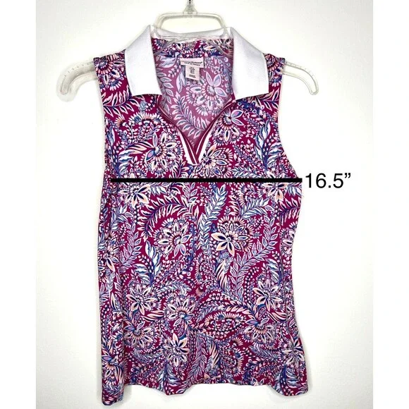 Tommy Bahama Women's Golf Tennis  Sleeveless Top Size Small UPF 50 - Picture 4 of 4